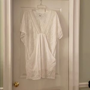 NWOT Dotti white swim coverup